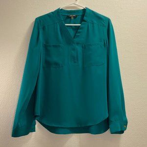 Nine West Emerald colored blouse
